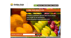 Desktop Screenshot of goldenruleproduceca.com