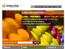 Tablet Screenshot of goldenruleproduceca.com